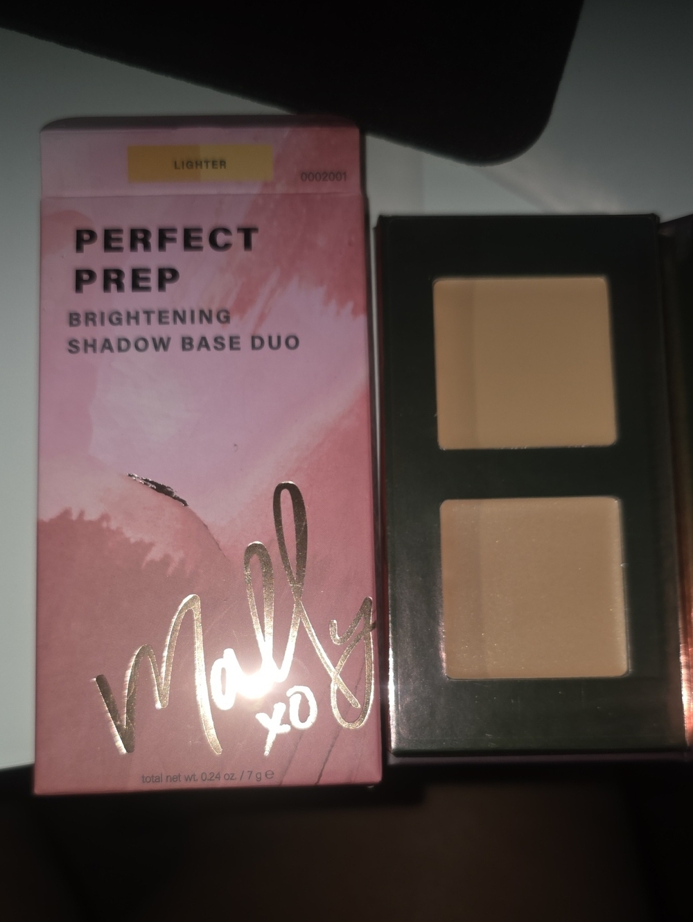 Mally Beauty Perfect Prep Brightening Shadow Base Duo — Beige & Light Beige